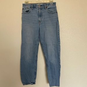 Abercrombie jeans the mom high rise